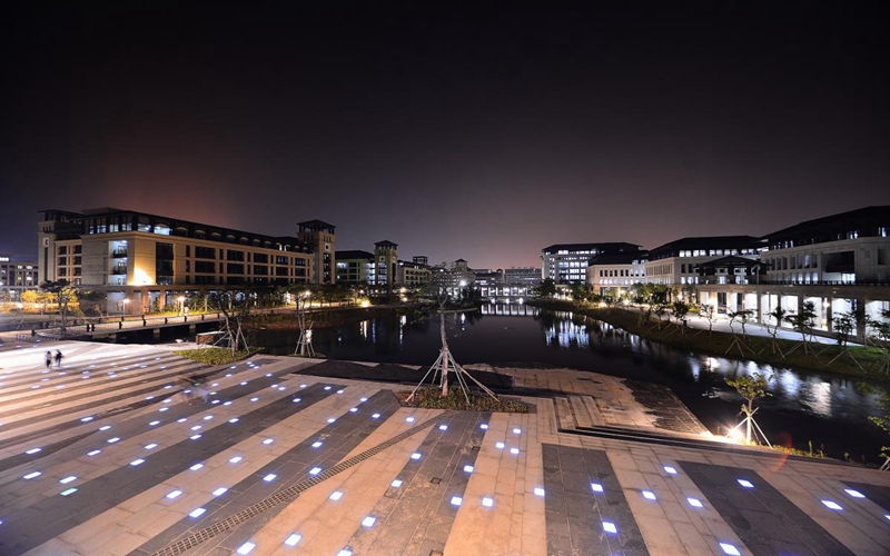 澳门大学-校园夜景