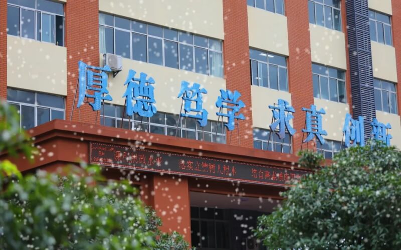 延安大学西安创新学院-雪