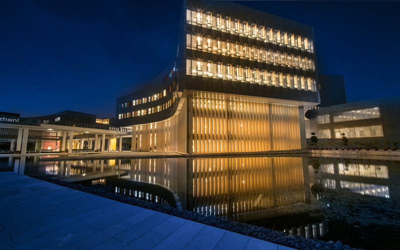 香港中文大学（深圳）-08图书馆夜景