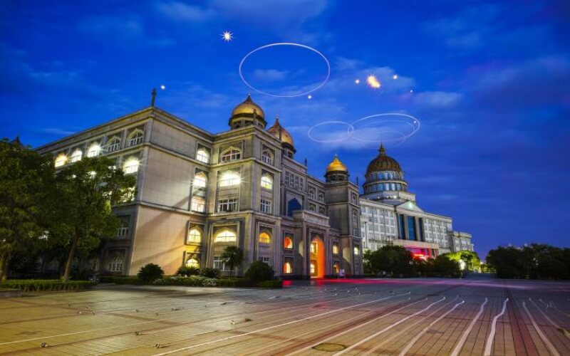 江西外语外贸职业学院-夜景