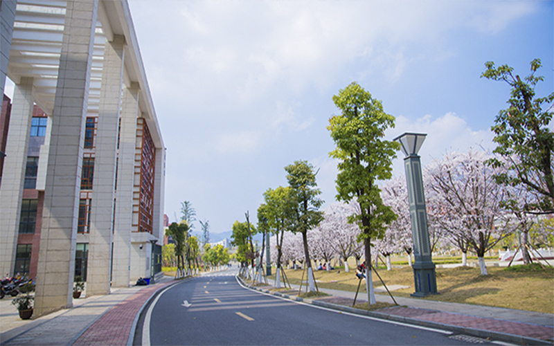 遵义师范学院-校园拐角