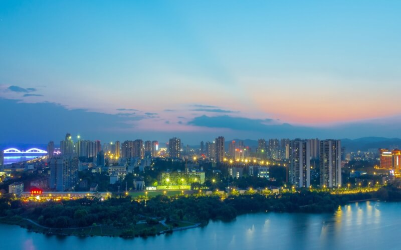 广西机电职业技术学院-夜景