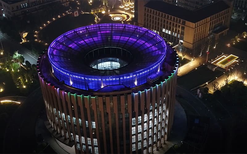 泸州职业技术学院-校园夜景俯瞰