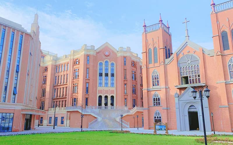 四川电影电视学院校园风景